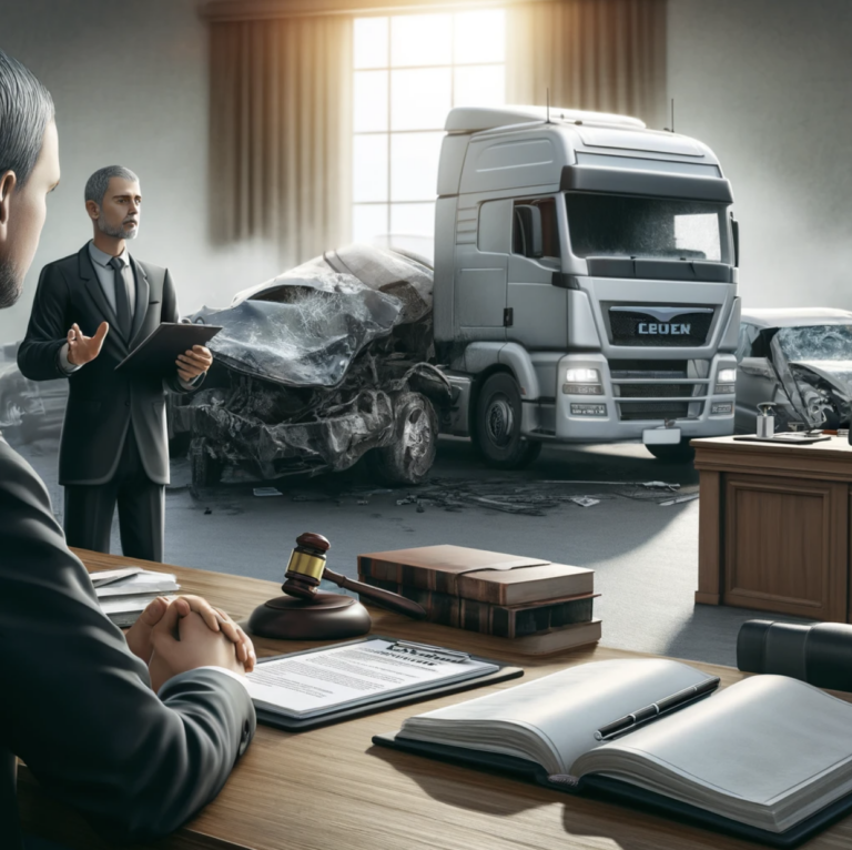 Demostrando Negligencia en Accidentes de Camiones